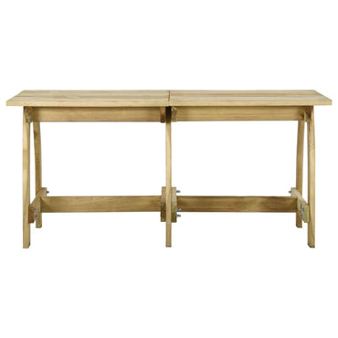 vidaXL Gartentisch 160x74x75 cm Kiefernholz Imprägniert