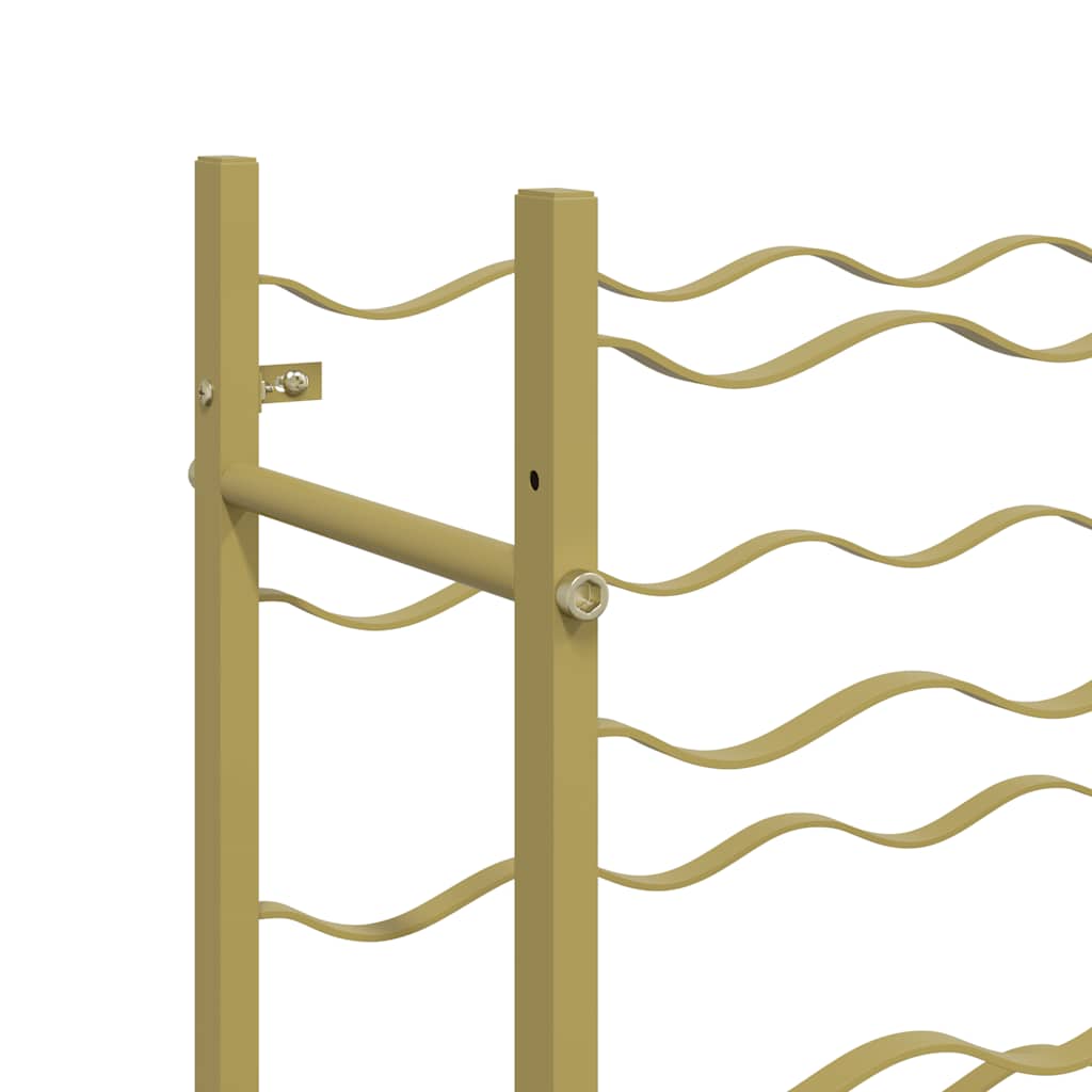 Weinregal für 72 Flaschen Golden Metall