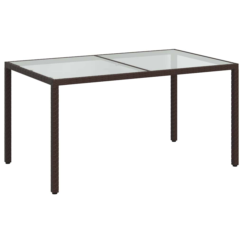 vidaXL Salle à manger de jardin 5 pcs avec coussins résine tressée marron