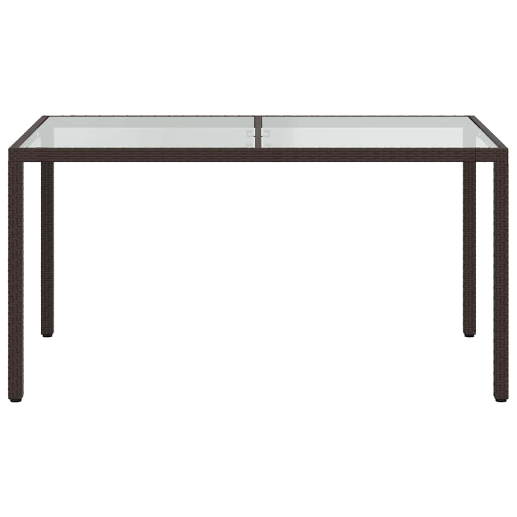 vidaXL Salle à manger de jardin 5 pcs avec coussins résine tressée marron