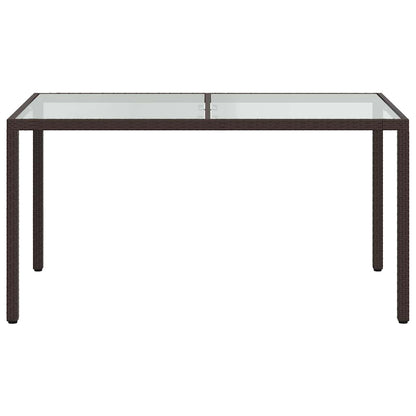 vidaXL Salle à manger de jardin 5 pcs avec coussins résine tressée marron