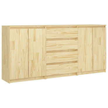 vidaXL Commodes de chevet 3 pcs. Bois de pin massif
