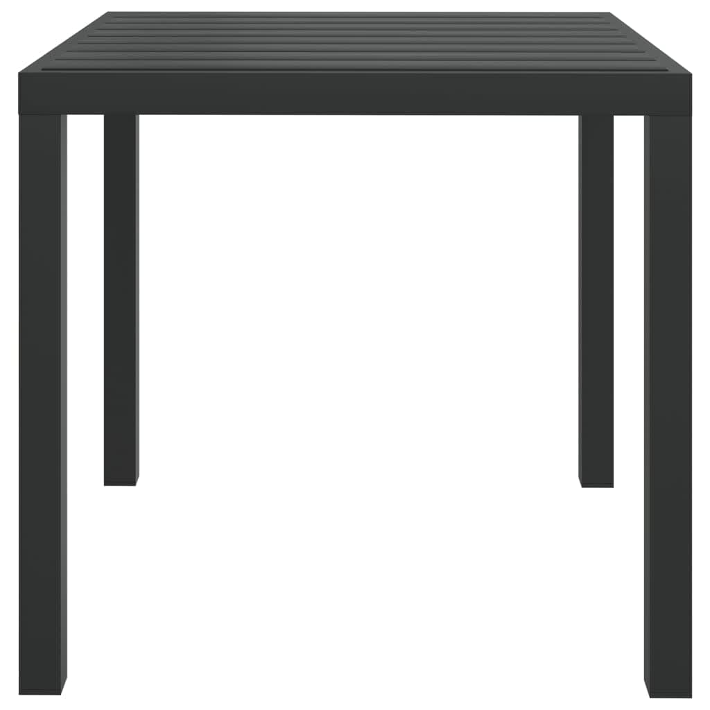 vidaXL 5-tlg. Garten-Essgruppe mit Kissen Poly Rattan Schwarz