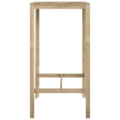 vidaXL Bartisch 60x60x110 cm Imprägniertes Kiefernholz