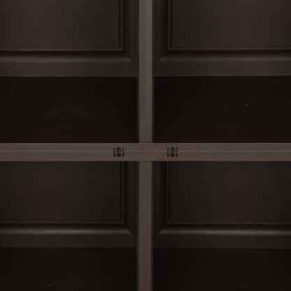 vidaXL Kunststoffschrank 79x43x85,5 cm Holzdesign Braun