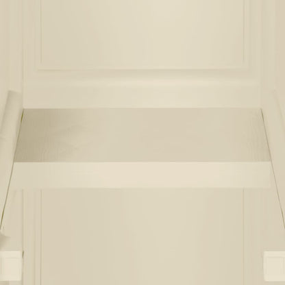 vidaXL Kunststoffschrank 40x43x164 cm Holzdesign Angora-Weiß