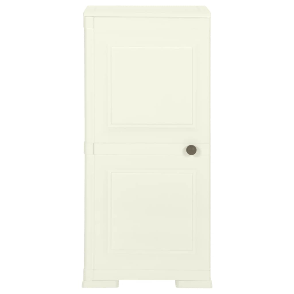 vidaXL Kunststoffschrank 40x43x85,5 cm Holzdesign Vanilleeis