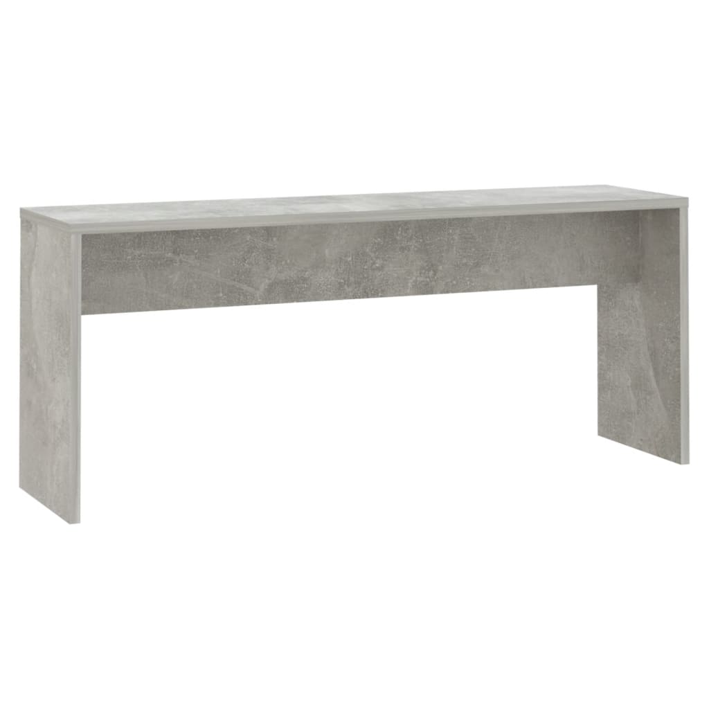 vidaXL Ensemble de salle à manger 3 pcs Gris béton Bois d'ingénierie