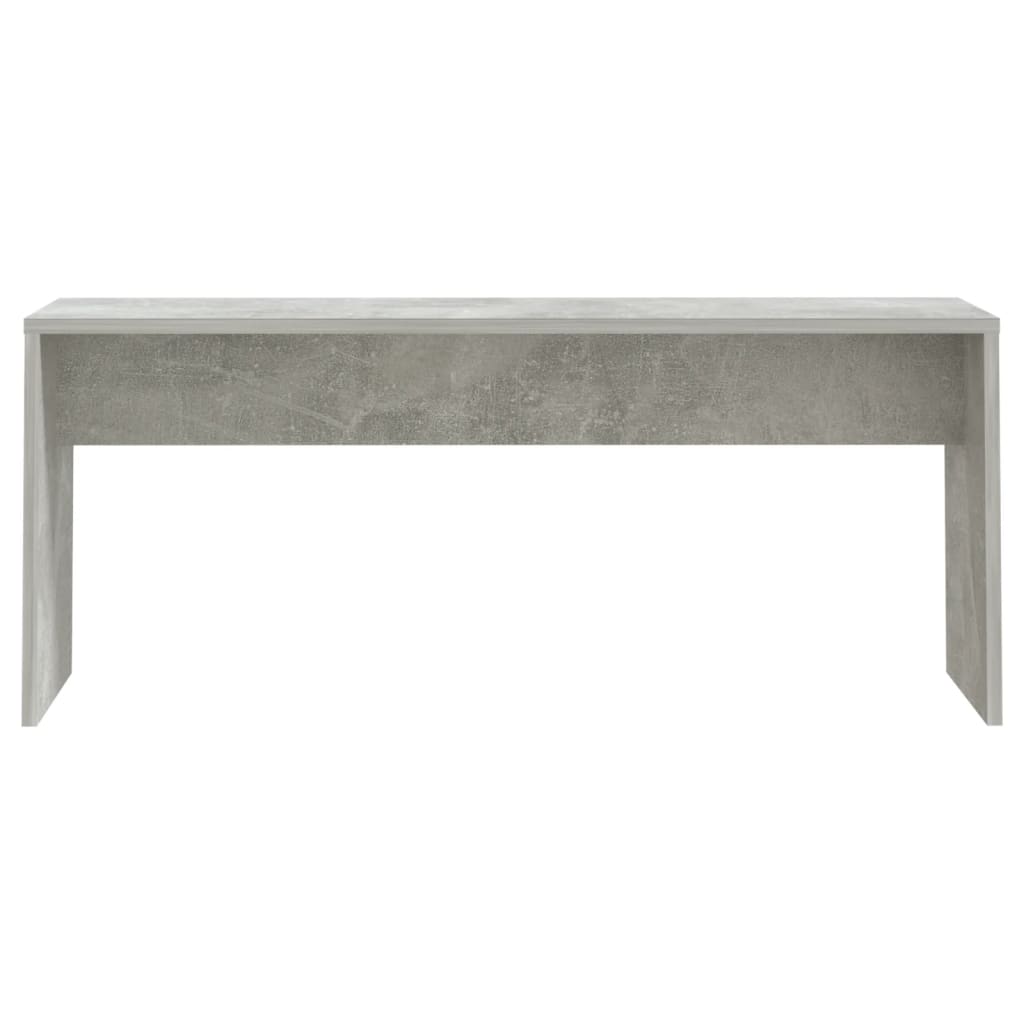 vidaXL Ensemble de salle à manger 3 pcs Gris béton Bois d'ingénierie