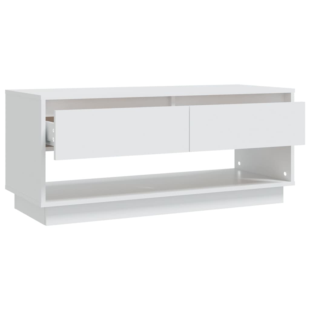 vidaXL TV-Schrank Weiß 102x41x44 cm Holzwerkstoff