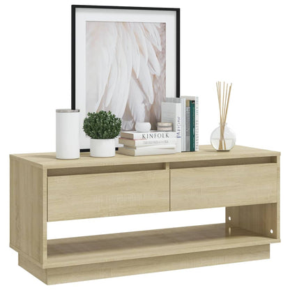 vidaXL TV-Schrank Sonoma-Eiche 102x41x44 cm Holzwerkstoff