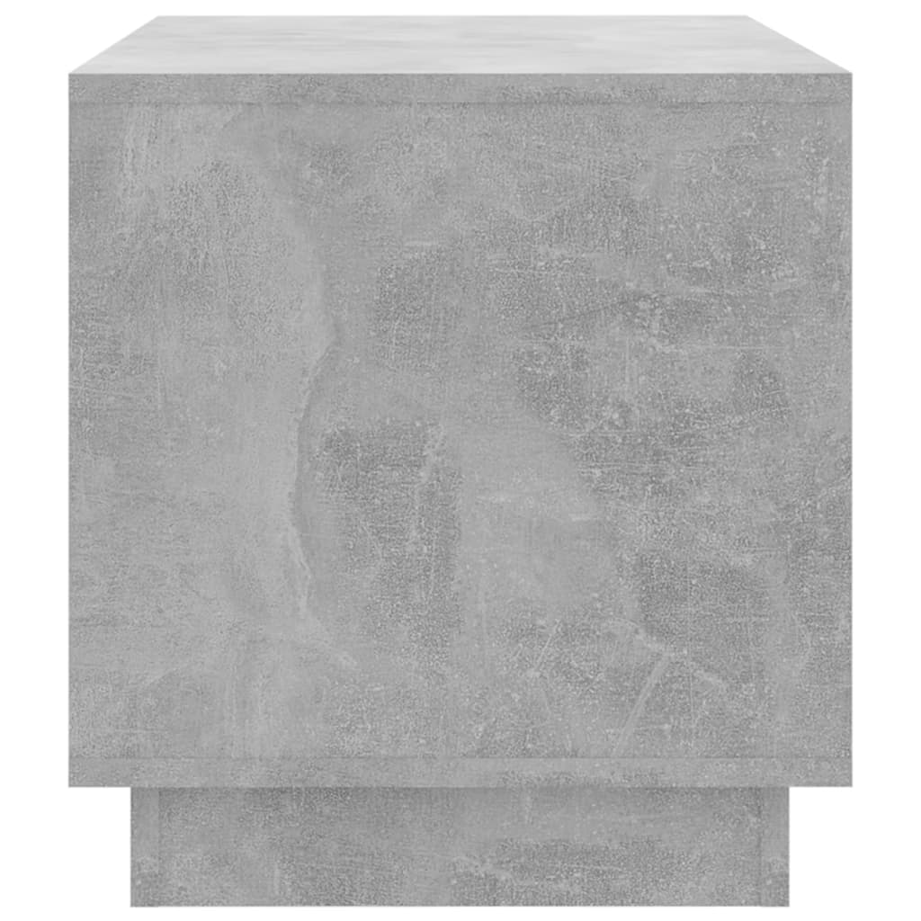 vidaXL Meuble TV Gris béton 70x41x44 cm Bois d'ingénierie