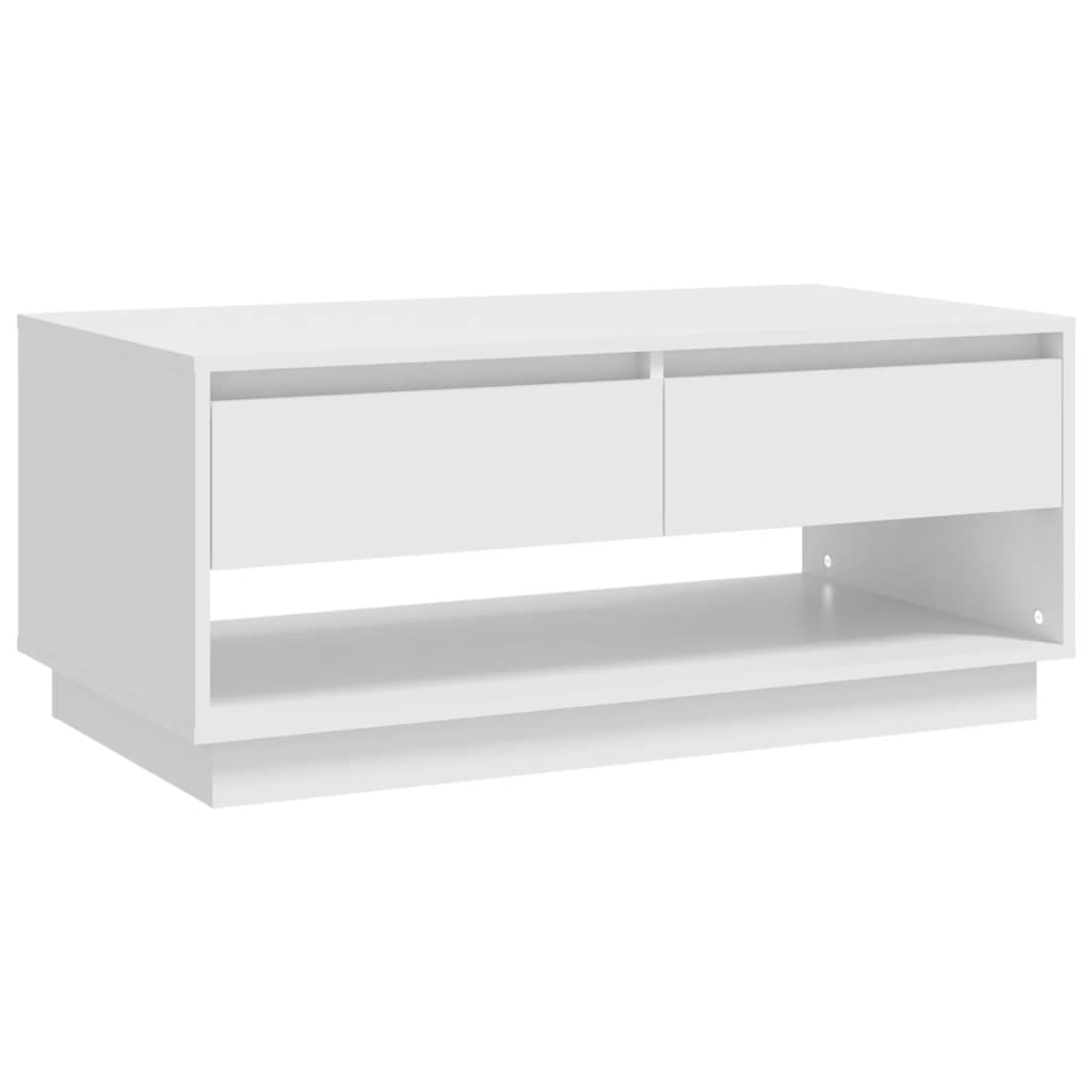 vidaXL Couchtisch Weiß 102,5x55x44 cm Holzwerkstoff