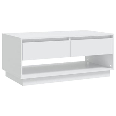 vidaXL Couchtisch Weiß 102,5x55x44 cm Holzwerkstoff