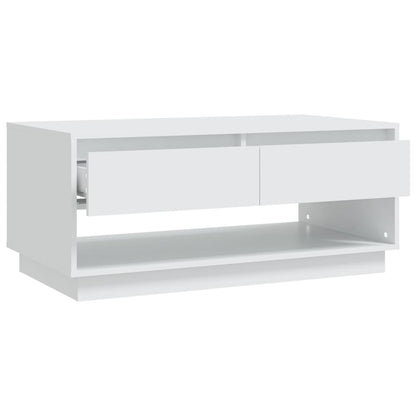 vidaXL Couchtisch Weiß 102,5x55x44 cm Holzwerkstoff