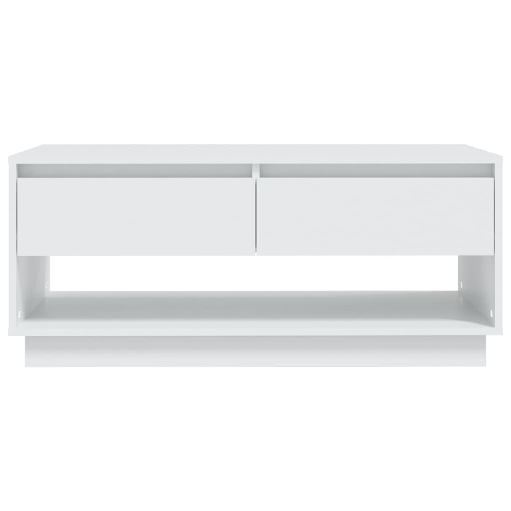 vidaXL Couchtisch Weiß 102,5x55x44 cm Holzwerkstoff