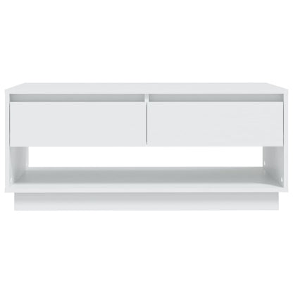 vidaXL Couchtisch Weiß 102,5x55x44 cm Holzwerkstoff