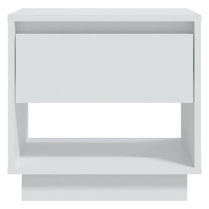 Nachttische 2 Stk. Weiß 45x34x44 cm Holzwerkstoff