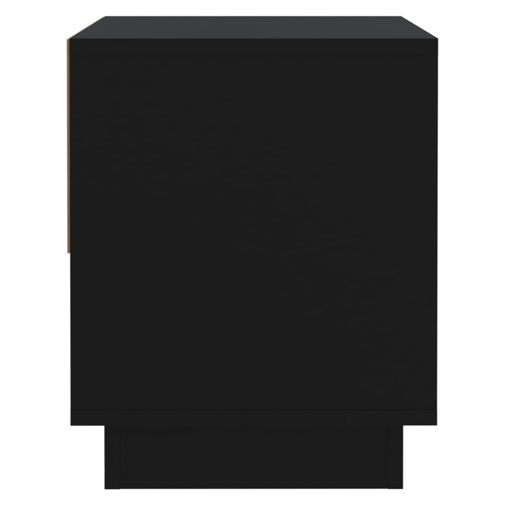vidaXL Nachttisch Schwarz 45x34x44 cm Holzwerkstoff