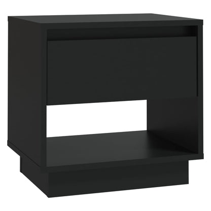 vidaXL Nachttische 2 Stk. Schwarz 45x34x44 cm Holzwerkstoff