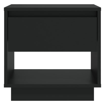 vidaXL Nachttische 2 Stk. Schwarz 45x34x44 cm Holzwerkstoff