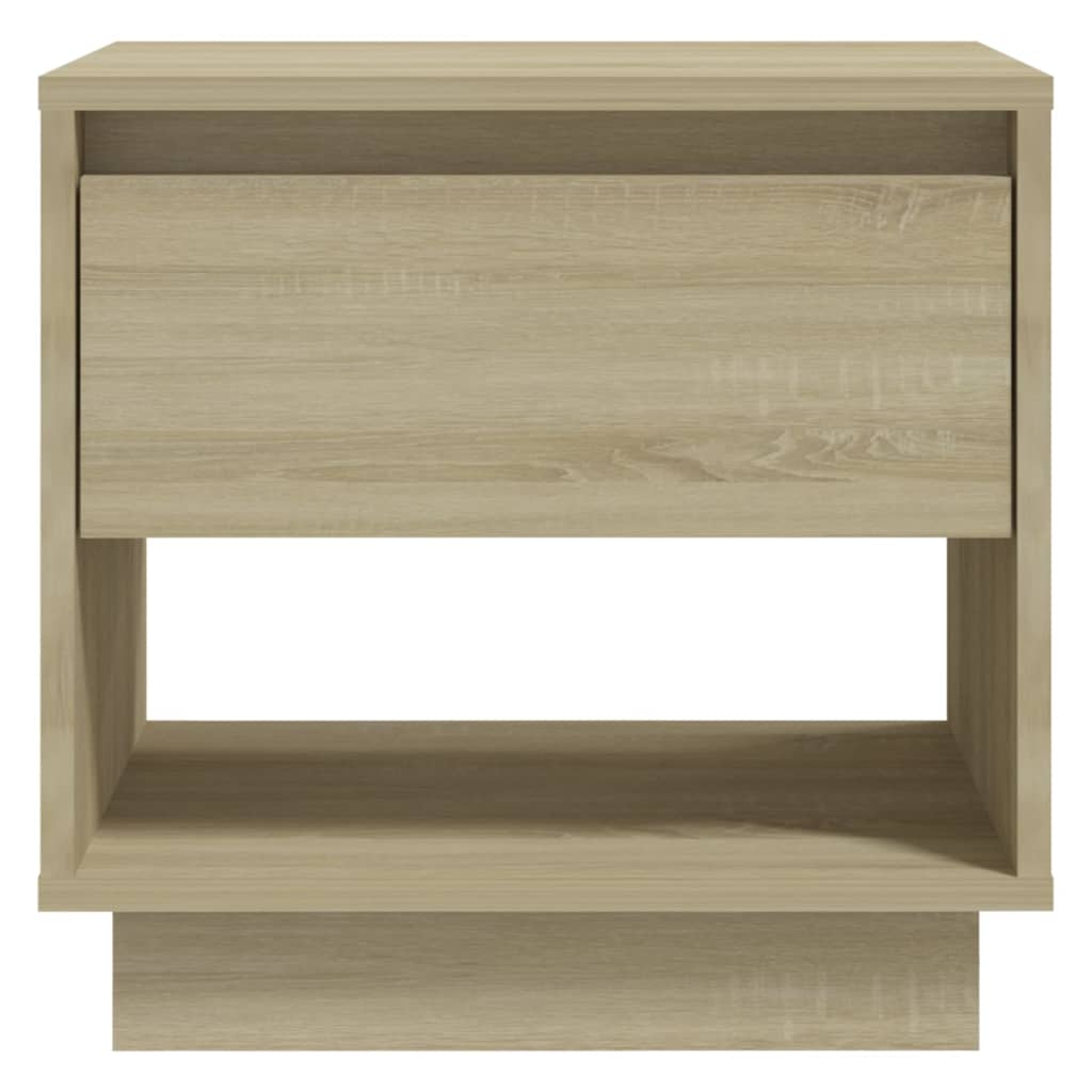 vidaXL Nachttische 2 Stk. Sonoma-Eiche 45x34x44 cm Holzwerkstoff