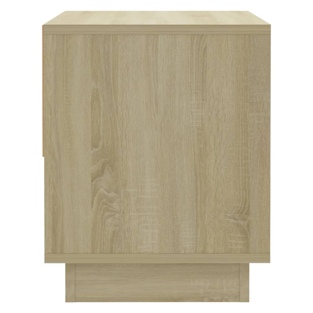 vidaXL Nachttische 2 Stk. Sonoma-Eiche 45x34x44 cm Holzwerkstoff