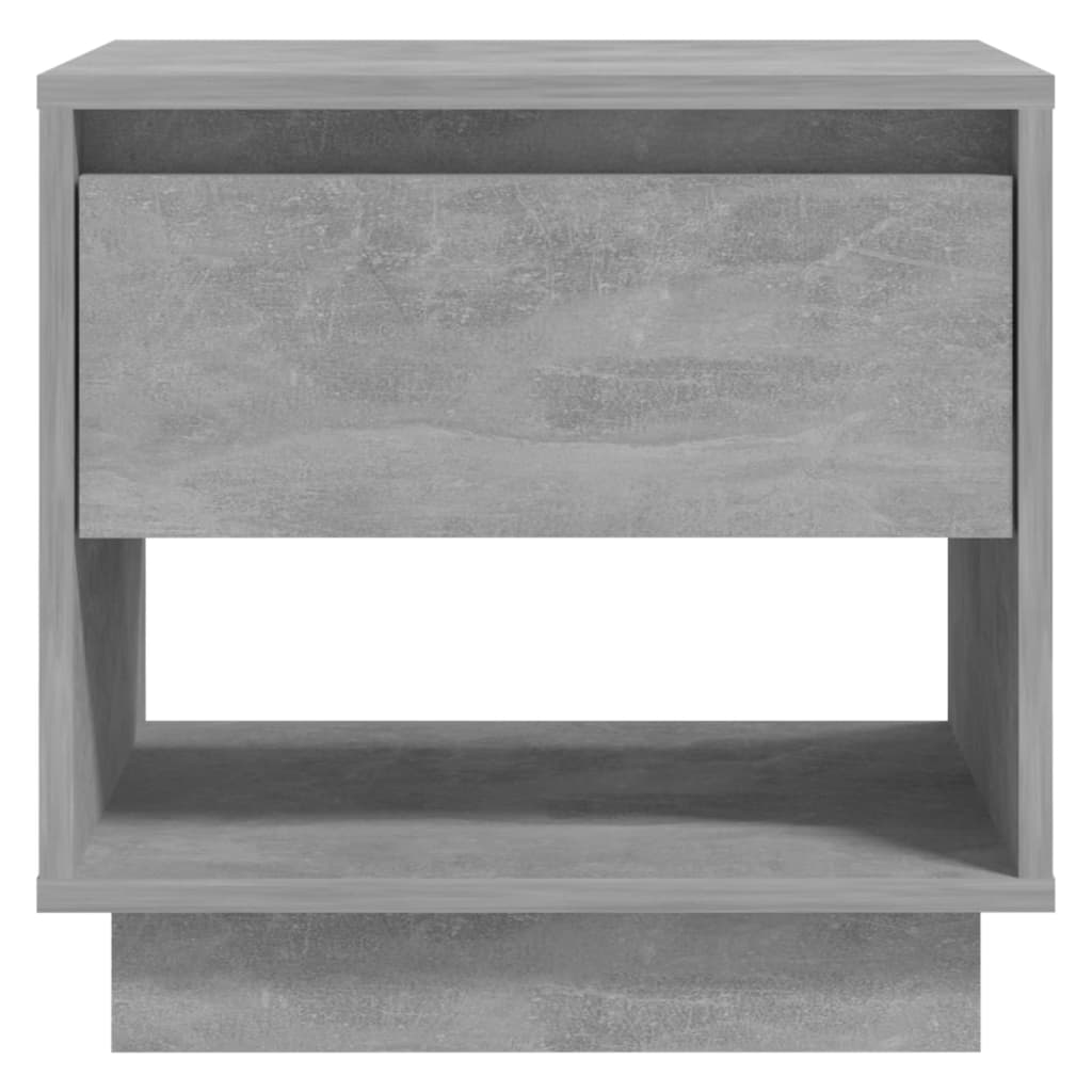 vidaXL Nachttisch Betongrau 45x34x44 cm Holzwerkstoff