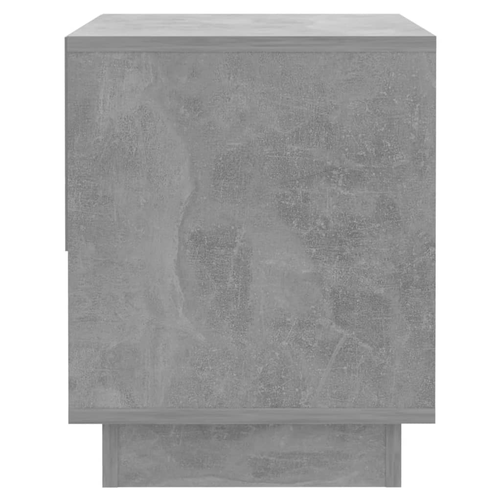 vidaXL Nachttisch Betongrau 45x34x44 cm Holzwerkstoff