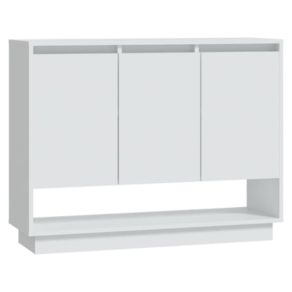 vidaXL Bahut blanc 97x31x75 cm en bois d'ingénierie