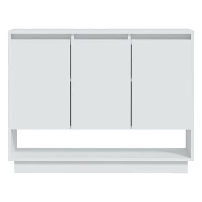 vidaXL Bahut blanc 97x31x75 cm en bois d'ingénierie
