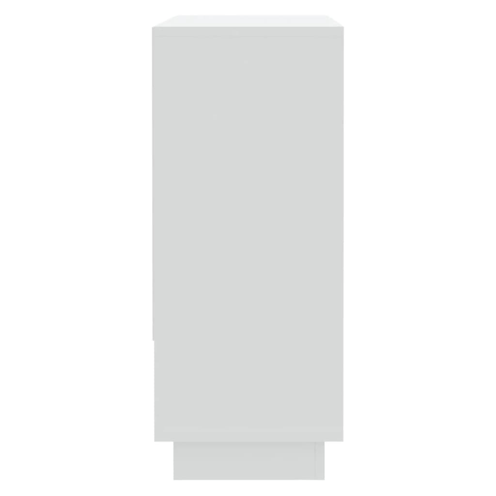 vidaXL Bahut blanc 97x31x75 cm en bois d'ingénierie