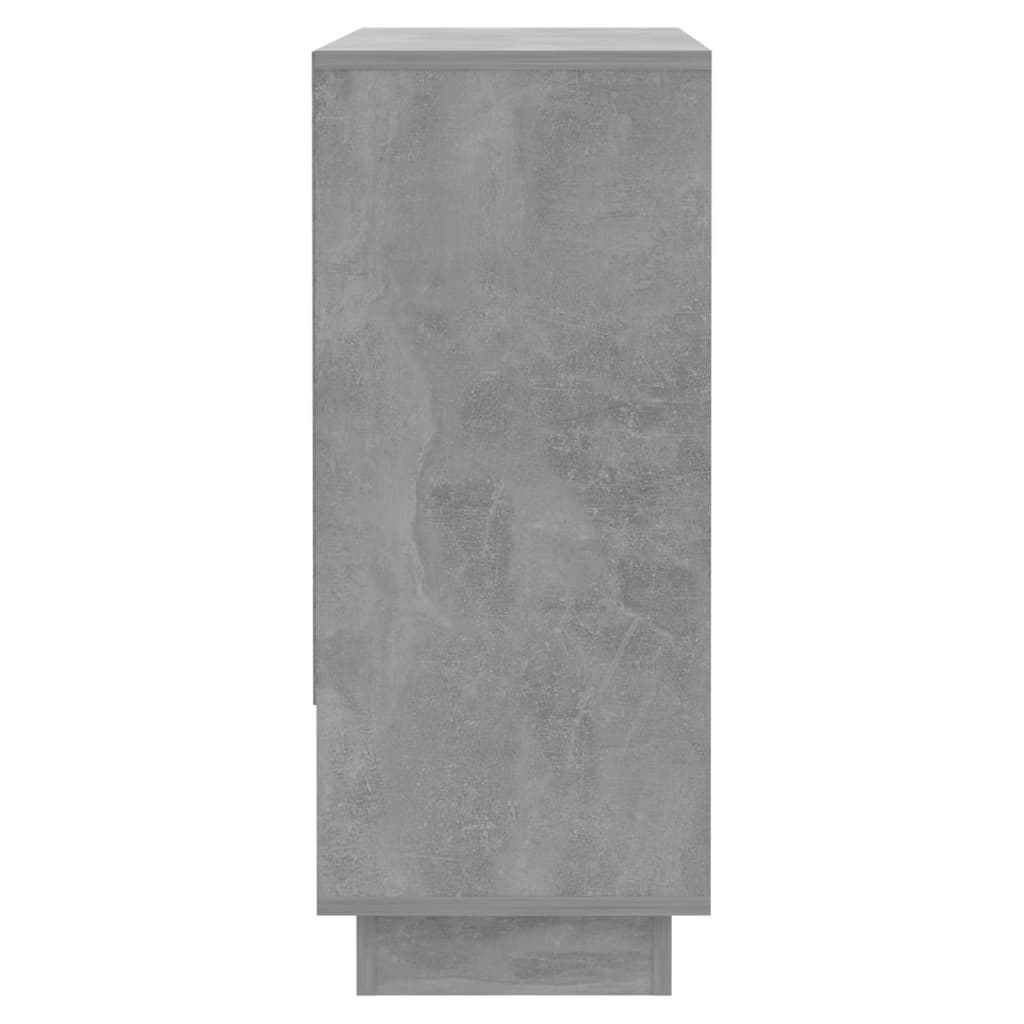 vidaXL Sideboard Betongrau 97x31x75 cm Holzwerkstoff