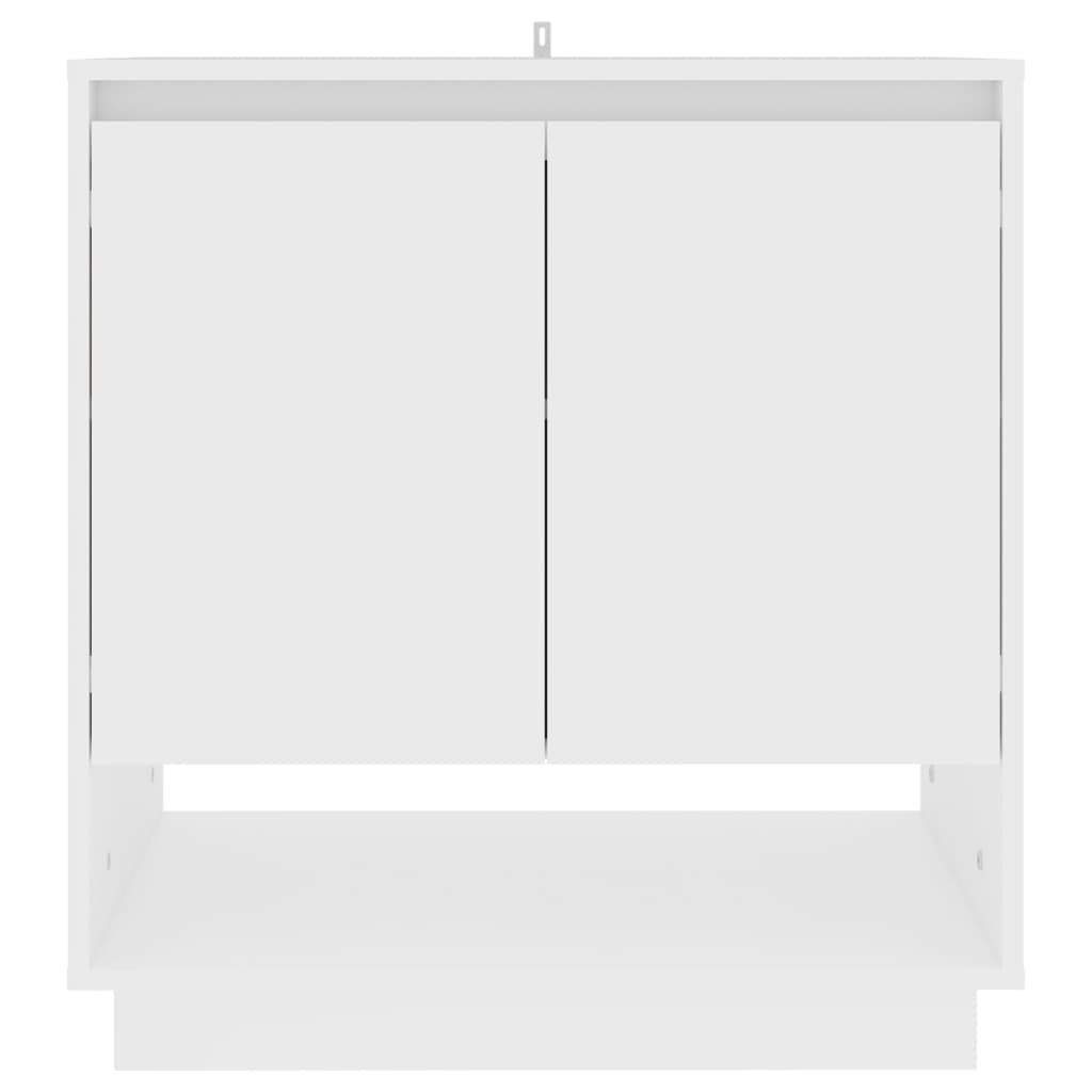 vidaXL Buffet Blanc 70x41x75 cm Bois d'ingénierie