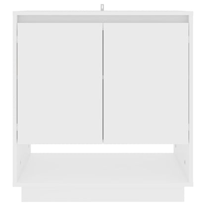 vidaXL Buffet Blanc 70x41x75 cm Bois d'ingénierie