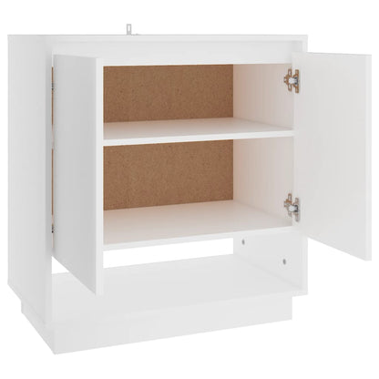 vidaXL Buffet Blanc 70x41x75 cm Bois d'ingénierie