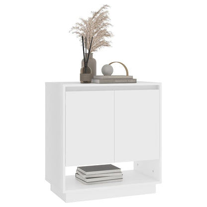 vidaXL Buffet Blanc 70x41x75 cm Bois d'ingénierie