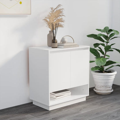 vidaXL Buffet Blanc 70x41x75 cm Bois d'ingénierie