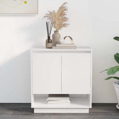 vidaXL Buffet Blanc 70x41x75 cm Bois d'ingénierie
