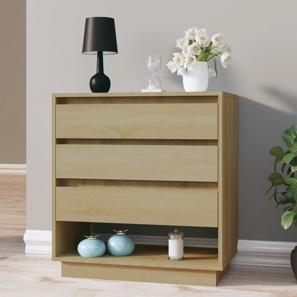 vidaXL Buffet chêne Sonoma 70x41x75 cm Aggloméré