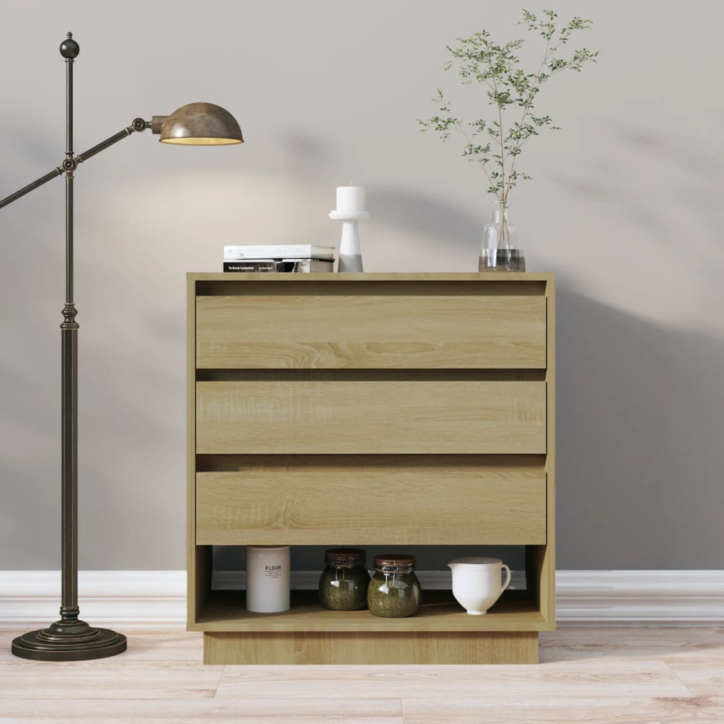 vidaXL Buffet chêne Sonoma 70x41x75 cm Aggloméré