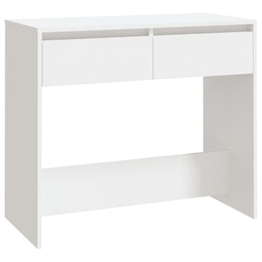 vidaXL Console Blanc 89x41x76,5 cm Bois d'ingénierie