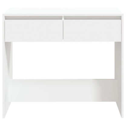 vidaXL Console Blanc 89x41x76,5 cm Bois d'ingénierie