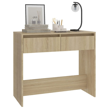 vidaXL Table console chêne Sonoma 89x41x76,5 cm Aggloméré