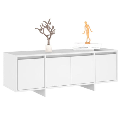 vidaXL Meuble TV blanc 120x30x40,5 cm Bois d'ingénierie