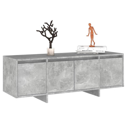 vidaXL Meuble TV gris béton 120x30x40,5 cm bois d'ingénierie