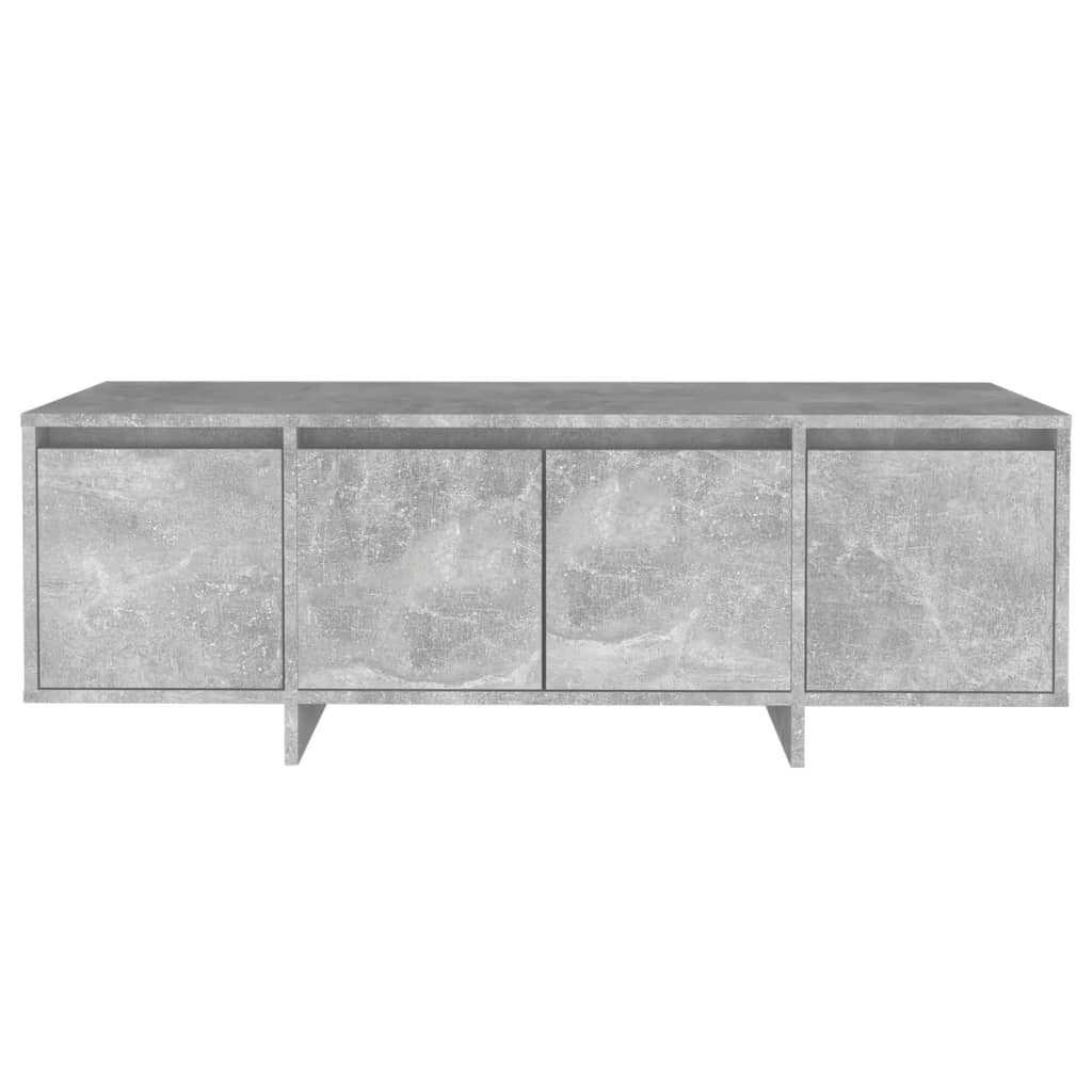 vidaXL Meuble TV gris béton 120x30x40,5 cm bois d'ingénierie