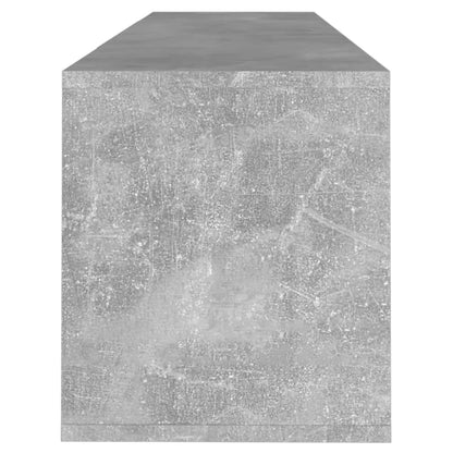 vidaXL Meuble TV gris béton 120x30x40,5 cm bois d'ingénierie