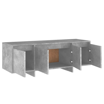 vidaXL Meuble TV gris béton 120x30x40,5 cm bois d'ingénierie