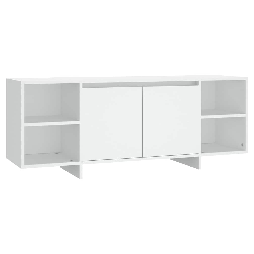 vidaXL TV-Schrank Weiß 130x35x50 cm Holzwerkstoff